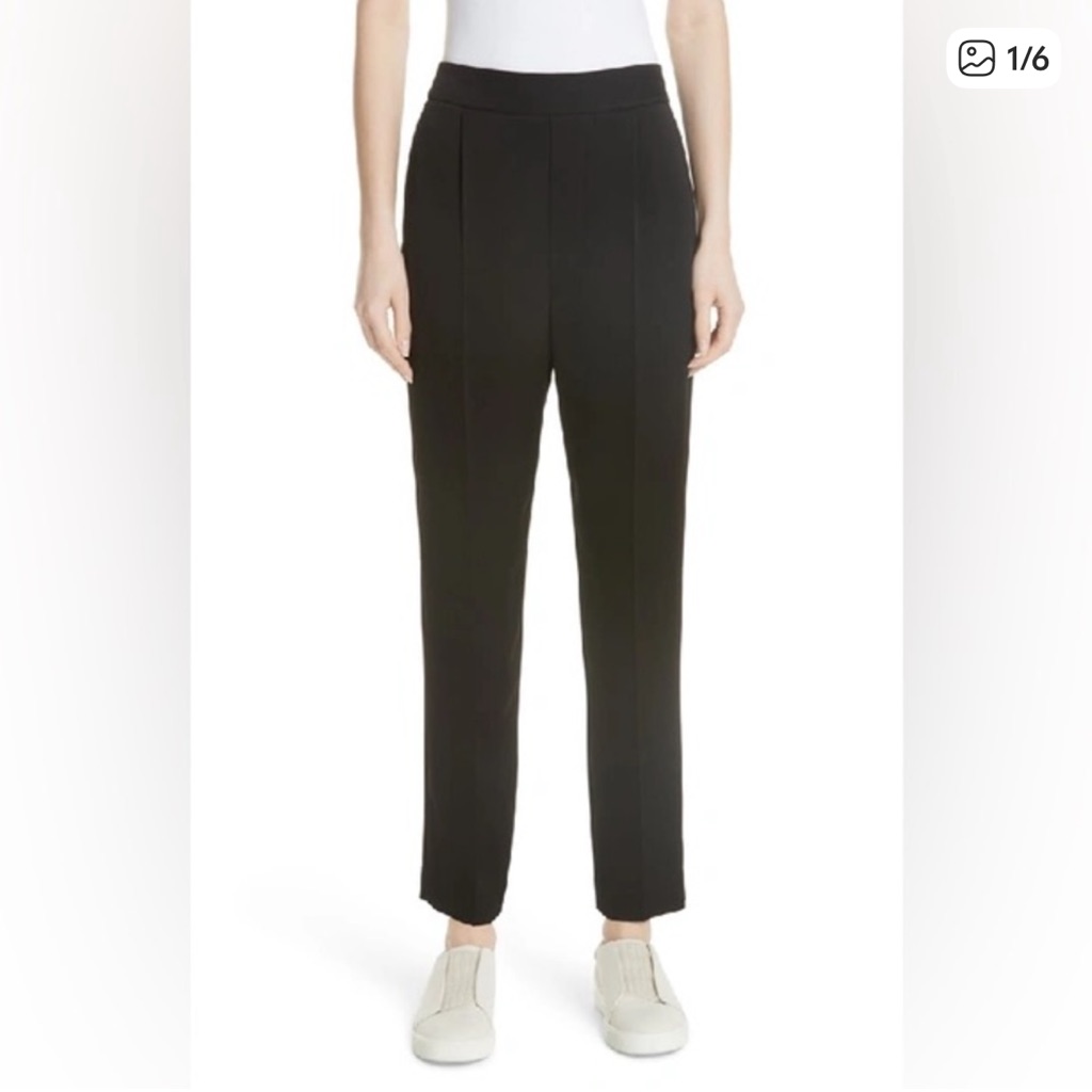 $265 New Vince Pull-On Trousers M